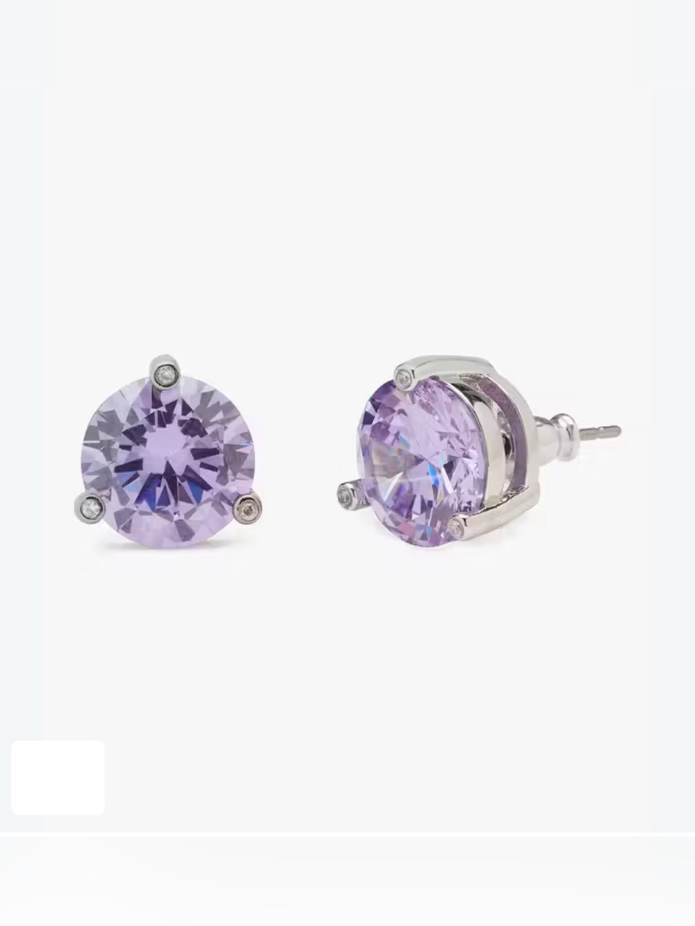 Kate Spade Amethyst Rise & Shine Studs Earrings